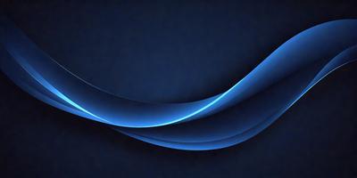 The primary subject of the image is a blue wave, which is the main object, scene, or focus of the image. The setting or background is a dark blue sky, and the visual style appears to be a digital art or illustration. The dominant colors and overall atmosphere are dark and moody, with the blue wave being the most prominent feature in the scene.