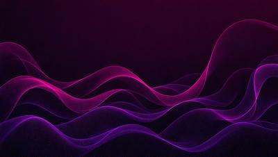 The primary subject of the image is a purple wave pattern, which is the main object, scene, or focus of the image. The setting or background is a dark purple surface, which adds to the overall atmosphere. The visual style of the image is digital art, as it is a digital representation of a wave pattern. The dominant colors and overall atmosphere are purple and dark, creating a moody and dramatic effect.