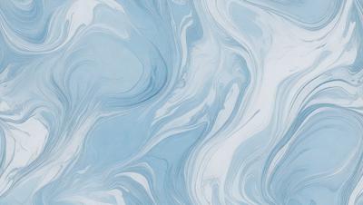 The primary subject of the image is a blue and white swirling pattern, which appears to be a painting or a digital artwork. The setting is a white background, which provides a clean and minimalist appearance. The visual style is a combination of painting and digital art, creating a unique and artistic representation of the swirling pattern. The colors and mood of the image are predominantly blue and white, giving it a calm and serene atmosphere.