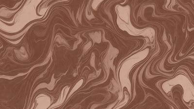 The primary subject of the image is a close-up of a brown and white marbled surface, which appears to be a patterned wallpaper or a textured wall. The setting is indoors, with the surface being the main focus of the image. The visual style is a close-up, which emphasizes the intricate details of the marbled surface. The colors and mood of the image are warm and earthy, with the brown and white marbled pattern creating a sense of depth and texture.