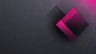 The primary subject of the image is a pink square, which is the main object, scene, or focus of the image. The setting or background is a black surface, which contrasts with the pink square. The visual style of the image is digital art, as it appears to be a digital illustration or a pattern. The colors and mood of the image are predominantly pink, creating a warm and vibrant atmosphere.