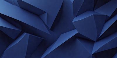 The primary subject of the image is a blue, geometric pattern. The setting is a blue background, which creates a visually striking contrast with the pattern. The visual style is a combination of digital art and illustration, giving the image a modern and artistic appearance. The dominant colors are blue and black, creating a calm and sophisticated atmosphere.