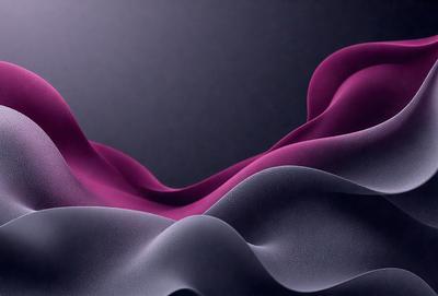 The primary subject of the image is a purple and pink swirl, which appears to be a digital art or illustration. The setting is a dark background, which contrasts with the vibrant colors of the swirl. The visual style suggests that the image is a creative and artistic representation of the swirl. The dominant colors are purple and pink, giving the image a lively and energetic atmosphere.