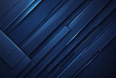 The primary subject of the image is a blue and white patterned wall. The setting is a dark room, and the visual style appears to be a digital art or illustration. The dominant colors are blue and white, creating a calm and soothing atmosphere.