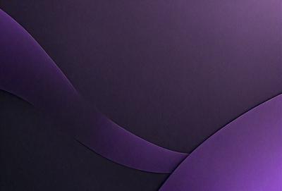 The primary subject of the image is a purple background with a purple and black design. The setting is a dark room, and the visual style is a combination of digital art and illustration. The colors and mood of the image are predominantly purple, creating a calm and serene atmosphere.
