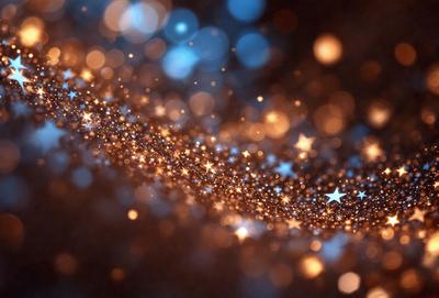 The primary subject of the image is a brightly lit starry background, which creates a sense of wonder and awe. The setting is a dark, star-filled sky, with the stars being the main objects in the scene. The visual style is a combination of a photo and digital art, as the image captures the beauty of the night sky while also showcasing the intricate details of the stars. The colors and mood of the image are predominantly dark and mysterious, with the bright stars providing a contrasting and captivating focal point.
