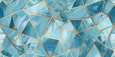 The primary subject of the image is a blue and gold marble pattern. The setting is a blue and gold marble wall, which serves as the background. The visual style is a combination of digital art and illustration, creating a unique and intricate design. The dominant colors are blue and gold, giving the image a luxurious and elegant appearance.