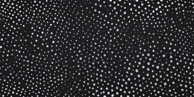 The primary subject of the image is a black background with white dots. The setting is a dark background, and the visual style is a pattern or texture. The dominant colors are black and white, creating a mood of simplicity and contrast.