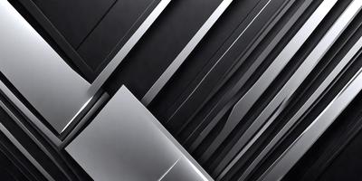 The primary subject of the image is a close-up of a silver metal surface. The setting is a black background, which contrasts with the silver surface. The visual style is a black and white photo, giving the image a classic and timeless appearance. The dominant colors are silver and black, creating a sense of elegance and sophistication.