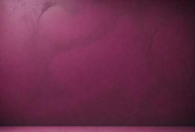 The primary subject of the image is a wall with a purple color. The setting is a room with a pink floor, and the visual style appears to be a photo. The dominant colors are purple and pink, creating a warm and inviting atmosphere.