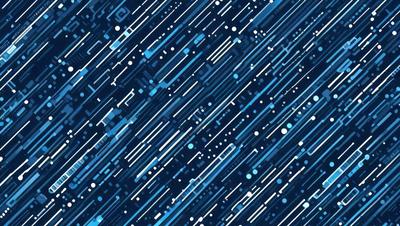 The primary subject of the image is a blue and white patterned background. The setting is a blue and white background with a pattern of blue and white lines. The visual style is a digital art or illustration, creating a unique and eye-catching design. The colors and mood of the image are predominantly blue and white, giving it a clean and modern appearance.