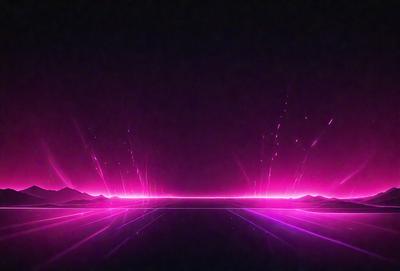 The primary subject of the image is a pink sky with a few stars visible. The setting is a night sky, and the visual style appears to be a digital art or illustration. The colors and mood of the image are predominantly pink, creating a warm and serene atmosphere.