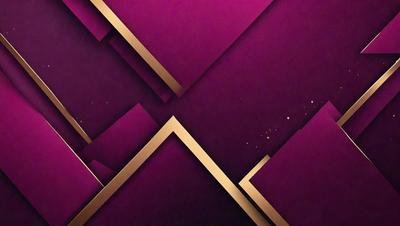 The primary subject of the image is a purple and gold patterned wallpaper. The setting is a room with a purple wall, and the visual style is a digital art or illustration. The dominant colors are purple and gold, creating a warm and inviting atmosphere.