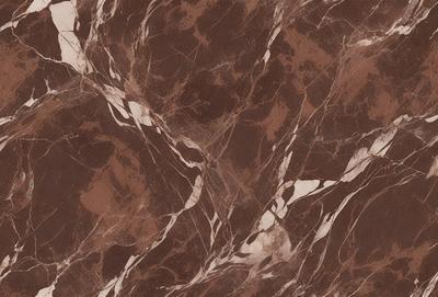 The image features a marble wall with a brown and white pattern. The wall is covered with a brown marble tile, giving it a unique and elegant appearance. The pattern on the wall adds visual interest and depth to the space. The overall atmosphere of the image is sophisticated and luxurious, reflecting the beauty and craftsmanship of the marble tile.