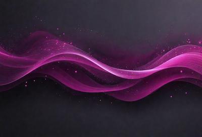 The primary subject of the image is a pink wave or a pink water effect. The setting is a dark background, which contrasts with the pink wave. The visual style appears to be a digital art or illustration, as the wave is depicted in a stylized manner. The dominant colors are pink and purple, creating a warm and vibrant atmosphere.