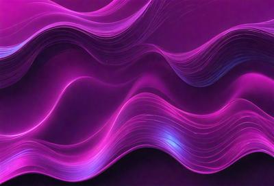 The primary subject of the image is a purple, pink, and blue swirling pattern. The setting is a dark background, which contrasts with the vibrant colors of the swirling pattern. The visual style appears to be a digital art or illustration, as the colors and patterns are intricately detailed. The overall atmosphere of the image is lively and energetic, with the swirling pattern evoking a sense of movement and dynamism.