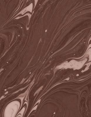 The image features a brown and white marbled surface, which appears to be a patterned wallpaper or a textured stone. The primary subject of the image is the intricate and visually appealing design of the marbled surface. The setting or background is the marbled surface itself, which is the main focus of the image. The visual style of the image is a close-up of the marbled surface, showcasing its unique and artistic pattern. The colors and mood of the image are warm and earthy, with the brown and white marbled surface creating a sense of depth and texture.
