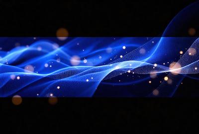 The primary subject of the image is a blue, swirling, and sparkling pattern. The setting is a dark background, which contrasts with the bright blue and sparkling pattern. The visual style appears to be a digital art or illustration, as the blue swirls and sparkles are created through a digital medium. The colors and mood of the image are predominantly blue and sparkling, giving it a vibrant and lively atmosphere.