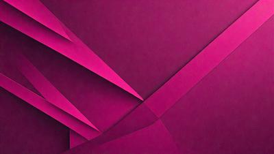 The primary subject of the image is a pink triangle. The setting is a purple background, which creates a contrasting effect. The visual style is a combination of a photo and a digital art, illustration, or drawing. The dominant colors are pink and purple, giving the image a warm and vibrant atmosphere.