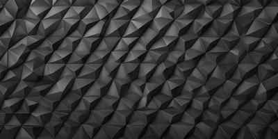 The primary subject of the image is a black and grey geometric pattern. The setting is a black background, and the visual style appears to be a digital art or illustration. The dominant colors are black and grey, creating a modern and sleek atmosphere.