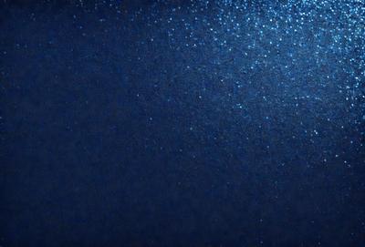 The primary subject of the image is a blue background with a pattern of blue and white stars. The setting is a dark room, and the visual style appears to be a digital art or illustration. The dominant colors are blue and white, creating a calm and serene atmosphere.