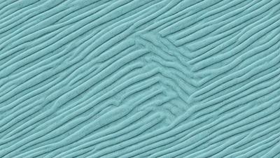 The primary subject of the image is a blue fabric with a pattern of waves. The setting is a blue background, and the visual style appears to be a photo. The dominant colors are blue and white, creating a calm and soothing atmosphere.