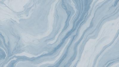 The primary subject of the image is a blue and white marbled surface, which appears to be a marble tile or a blue and white marble wall. The setting is a room with a blue and white marbled surface, which serves as the background. The visual style of the image is a close-up of the marbled surface, showcasing its intricate patterns and textures. The colors and mood of the image are predominantly blue and white, creating a calm and elegant atmosphere.