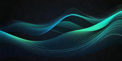 The primary subject of the image is a blue wave or a blue water-like pattern. The setting is a dark background, which contrasts with the blue wave. The visual style appears to be a digital art or illustration, as the blue wave is depicted in a detailed and artistic manner. The colors and mood of the image are predominantly blue, creating a calm and serene atmosphere.