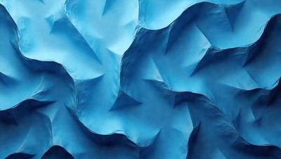 The primary subject of the image is a blue and white patterned surface, which appears to be a digital art or illustration. The setting is a blue background, and the visual style is a combination of digital art and a patterned surface. The colors and mood of the image are predominantly blue and white, creating a calm and serene atmosphere.