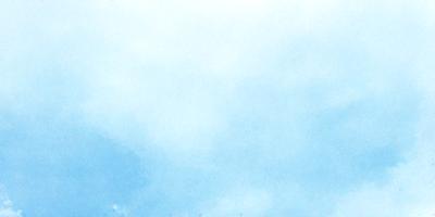 The primary subject of the image is a cloudy blue sky. The setting is a vast, open space with no visible landmarks or objects. The visual style is a digital art or illustration, as the sky appears to be a part of a larger artistic composition. The colors and mood of the image are predominantly blue, creating a serene and peaceful atmosphere.