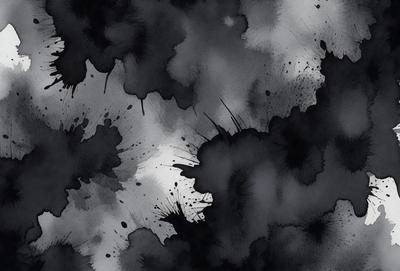 The primary subject of the image is a black and white drawing of a cloud. The setting is a black and white background, which adds to the overall mood of the image. The visual style is a combination of digital art and illustration, creating a unique and artistic representation of the cloud. The colors and mood of the image are predominantly dark and moody, with the cloud being the main focal point.