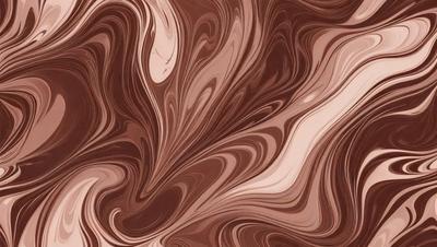 The primary subject of the image is a brown and white swirling pattern, which appears to be a close-up of a marbled surface. The setting is a room with a wall that features this unique pattern. The visual style of the image is a close-up of the swirling pattern, which gives it a detailed and intricate appearance. The colors and mood of the image are predominantly brown and white, creating a sense of depth and complexity in the pattern.