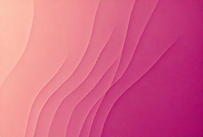 The primary subject of the image is a pink wall with a pattern of waves or ripples. The setting is a room with a pink background, and the visual style appears to be a combination of a photo and digital art. The dominant colors are pink and white, creating a warm and inviting atmosphere.