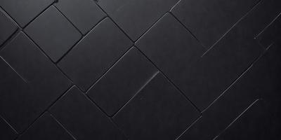 The primary subject of the image is a black and white tile pattern. The setting is a black background, which creates a striking contrast with the tile pattern. The visual style is a close-up of the tile pattern, showcasing the intricate design. The colors and mood of the image are predominantly black and white, giving it a classic and timeless appearance.