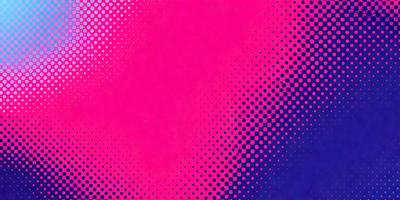 The primary subject of the image is a large, pink, polka-dotted surface. The setting is a brightly colored, patterned background. The visual style is a combination of a photo and a digital art, illustration, or drawing. The dominant colors are pink and blue, creating a lively and cheerful atmosphere.