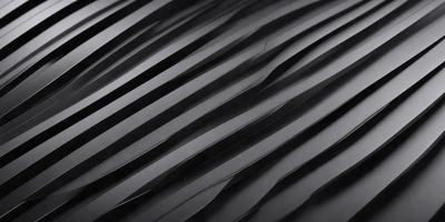 The primary subject of the image is a close-up of a black and white patterned surface. The setting appears to be a black background, which contrasts with the patterned surface. The visual style of the image is a combination of a photo and a digital art or illustration, as it captures the intricate details of the pattern. The colors and mood of the image are predominantly black and white, creating a sense of depth and contrast.