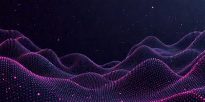 The primary subject of the image is a purple, pink, and black patterned background. The setting is a dark, starry sky, which serves as the backdrop for the patterned background. The visual style is a combination of digital art and illustration, creating a unique and intriguing scene. The colors and mood of the image are predominantly purple and pink, with a touch of black, giving it a vibrant and lively atmosphere.