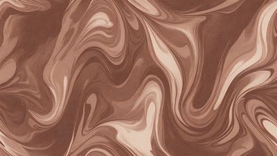 The primary subject of the image is a brown and white patterned wallpaper. The setting is a room with a brown and white patterned wallpaper. The visual style is a patterned wallpaper, which gives the room a unique and interesting appearance. The dominant colors are brown and white, creating a warm and inviting atmosphere.