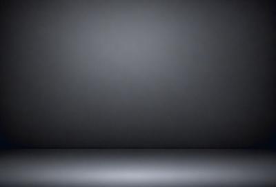 The primary subject of the image is a large, empty room with a black background. The setting is a dark, empty space, and the visual style is a black and white photo. The colors and mood of the image are predominantly dark and moody, creating a sense of emptiness and solitude.