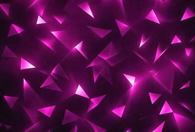 The primary subject of the image is a close-up of a purple pattern, which appears to be a digital art or illustration. The setting is a dark background, and the visual style is a combination of digital art and a pattern. The dominant colors in the image are purple and pink, creating a vibrant and lively atmosphere.