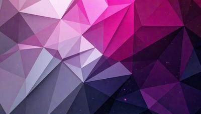 The primary subject of the image is a purple and white geometric pattern. The setting is a dark, starry background, which adds a sense of depth and contrast to the pattern. The visual style is a combination of digital art and illustration, creating a unique and eye-catching design. The dominant colors are purple and white, giving the image a calming and serene atmosphere.