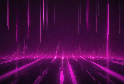 The primary subject of the image is a purple tunnel with a pink background. The setting is a dark, purple-lit tunnel, and the visual style is a digital art or illustration. The dominant colors are purple and pink, creating a moody and atmospheric scene.