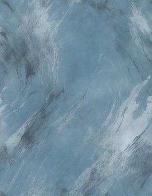 The primary subject of the image is a blue and white marbled wall. The setting is a room with a blue and white marbled wall as the main focus. The visual style is a photo, and the colors and mood are predominantly blue and white, creating a calm and serene atmosphere.