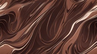 The primary subject of the image is a brown and white patterned wallpaper. The setting is a room with a brown and white patterned wallpaper. The visual style is a close-up of the wallpaper, showcasing its intricate design. The colors and mood of the image are warm and inviting, with the brown and white pattern creating a cozy atmosphere.