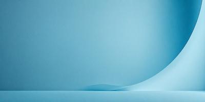 The primary subject of the image is a blue wall with a white design. The setting is a room with a blue background. The visual style is a combination of a photo and a digital art, illustration, or drawing. The dominant colors are blue and white, creating a calm and soothing atmosphere.