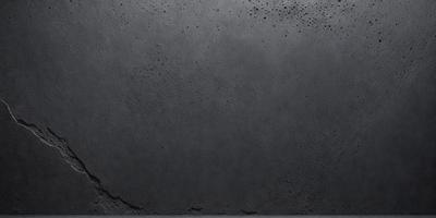 The primary subject of the image is a large, dark grey stone wall. The setting is a black and white photo, which gives the image a classic and timeless appearance. The visual style is a close-up of the stone wall, emphasizing its texture and details. The colors and mood of the image are predominantly dark and moody, with the grey stone wall serving as the focal point.