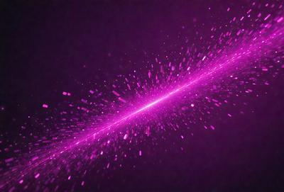 The primary subject of the image is a purple light or light effect, which appears to be a neon or glowing light. The light is the main focus of the image, and it is set against a dark background. The visual style of the image is a close-up of the purple light, which gives it a distinct and eye-catching appearance. The colors and mood of the image are predominantly purple, creating a sense of mystery and intrigue.