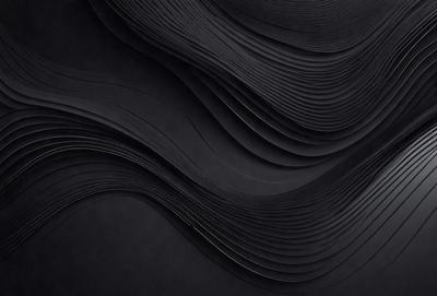 The primary subject of the image is a black and white pattern, which appears to be a piece of art or a design. The setting is a black background, which contrasts with the pattern. The visual style is a combination of artistic and digital elements, creating a unique and intriguing appearance. The colors and mood of the image are predominantly dark and moody, with the black and white pattern adding a sense of depth and complexity to the overall composition.