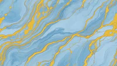 The primary subject of the image is a blue and yellow swirling pattern, which appears to be a painting or a digital artwork. The setting is a blue and yellow background, creating a vibrant and lively atmosphere. The visual style is a mix of digital art and painting, with the swirling pattern resembling a watercolor painting. The colors and mood of the image are energetic and dynamic, with the blue and yellow hues evoking a sense of movement and flow.