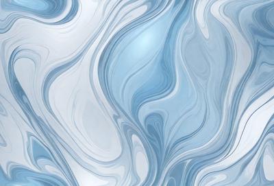 The primary subject of the image is a blue and white patterned wall. The setting is a room with a blue and white tiled wall, which serves as the background. The visual style is a combination of digital art and illustration, creating a unique and artistic appearance. The dominant colors are blue and white, giving the wall a clean and modern look.